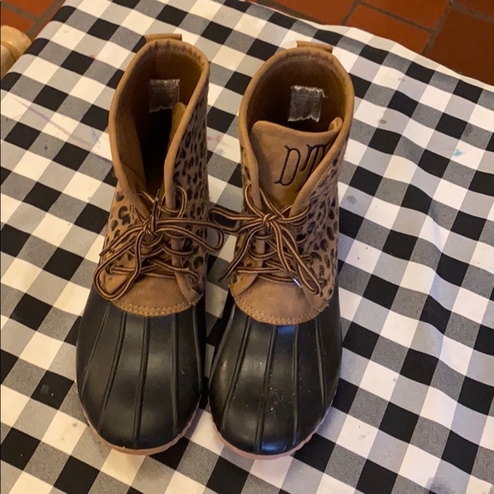 Marley Lilly Leopard Duck Boots
